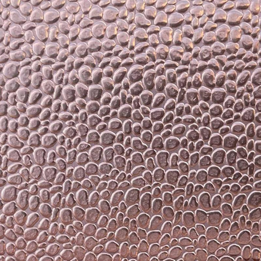 0.55 Thick 60x60mm Bare Copper Plate Pebbles Design 59
