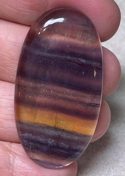 Oval 49x26mm Fluorite Cabochon 35