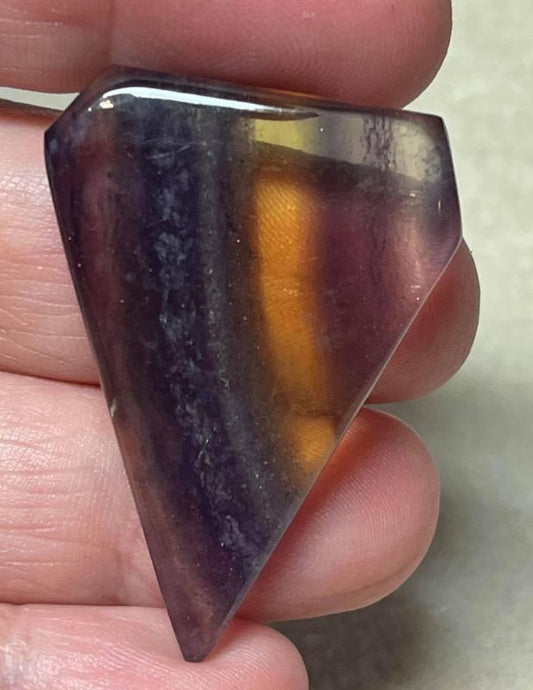 Freeform 42x30mm Fluorite Cabochon 42