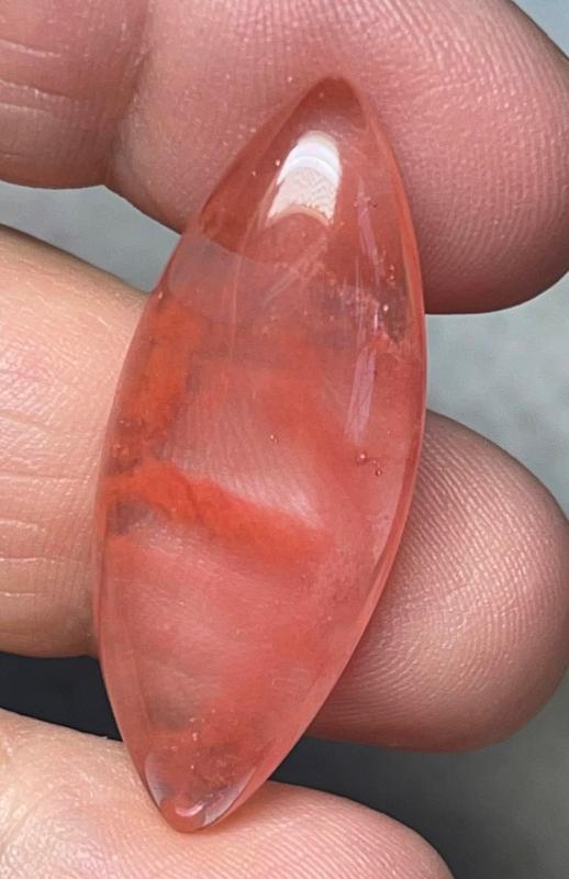 Marquise 37x14mm Cherry Quartz Cabochon 09