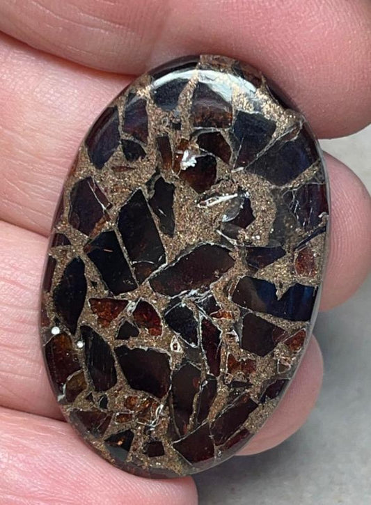Oval 41x26mm Mohave Garnet Cabochon 14