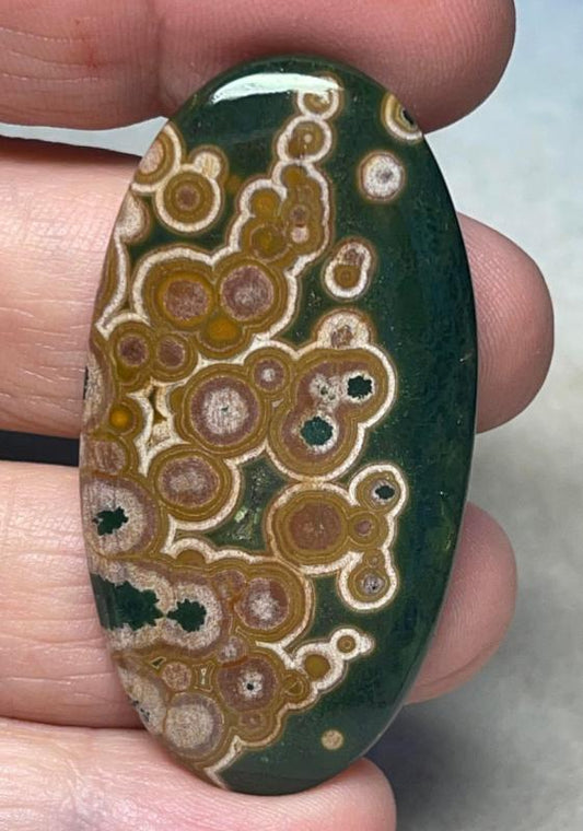 Oval 51x26mm Ocean Jasper Cabochon 27