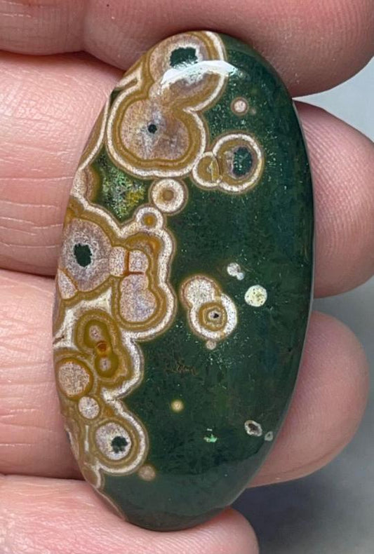 Oval 41x20mm Ocean Jasper Cabochon 34