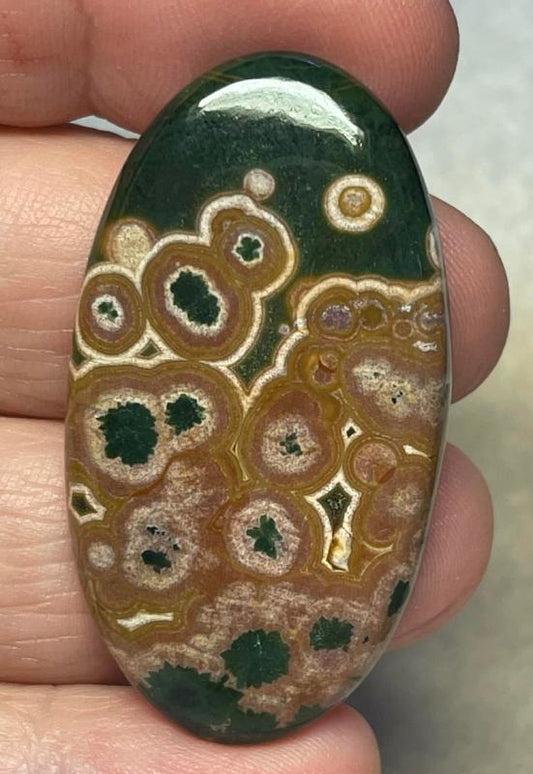 Oval 45x24mm Ocean Jasper Cabochon 36