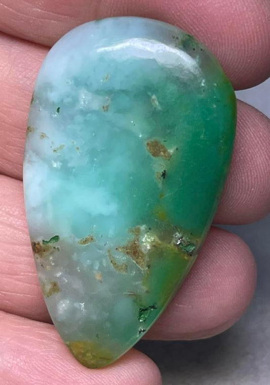 Teardrop 44x25mm Chrysoprase Cabochon 12