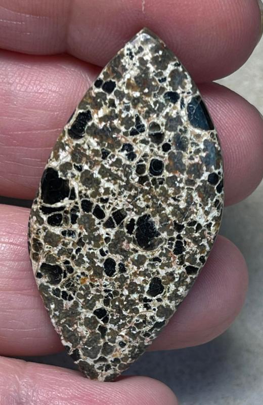Freeform 47x24mm Orbicular Jasper Cabochon 11