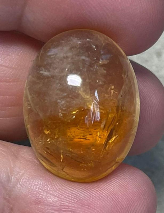Oval 24x18mm Citrine Cabochon 11