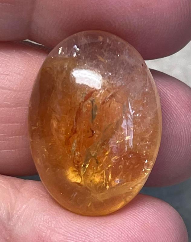 Oval 25x18mm Citrine Cabochon 12