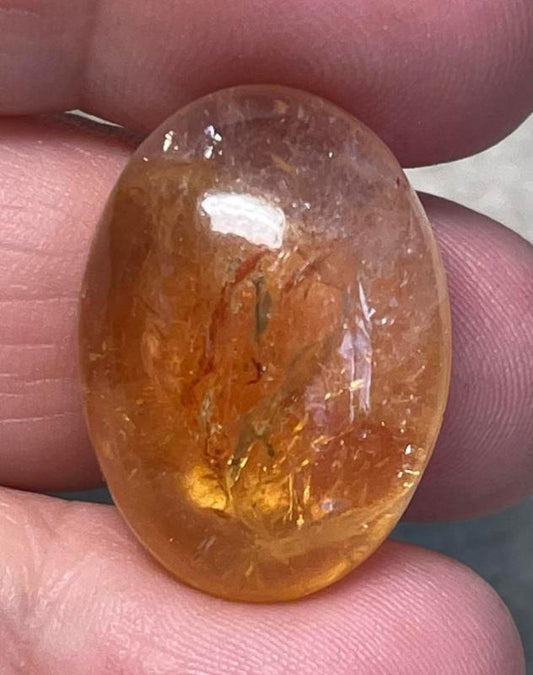 Oval 25x18mm Citrine Cabochon 12