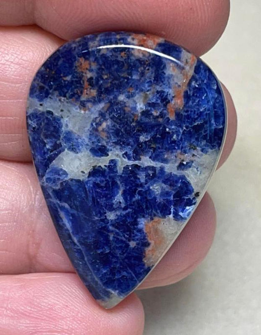 Teardrop 36x25mm Sodalite Cabochon 08