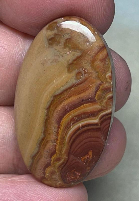 Oval 36x21mm Dryhead Agate Cabochon 02