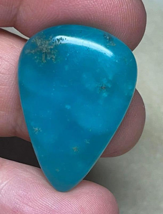 Teardrop 31x22mm Hemimorphite Cabochon 02