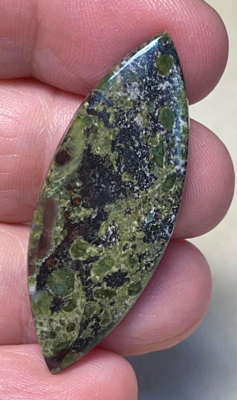 Marquise 44x17mm Epidote Cabochon 08