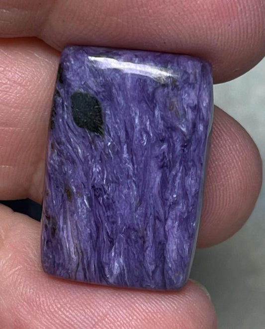 Rectangle 24x16mm Charoite Cabochon 64