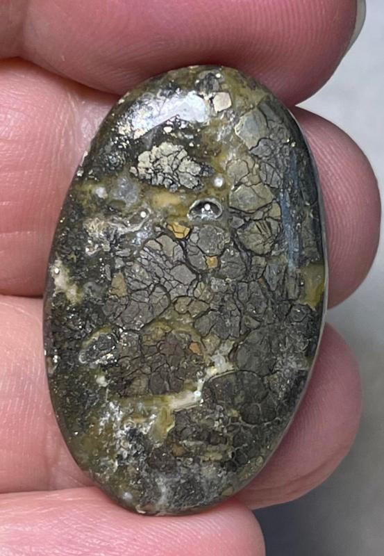 Oval 33x21mm Marcasite Cabochon 56