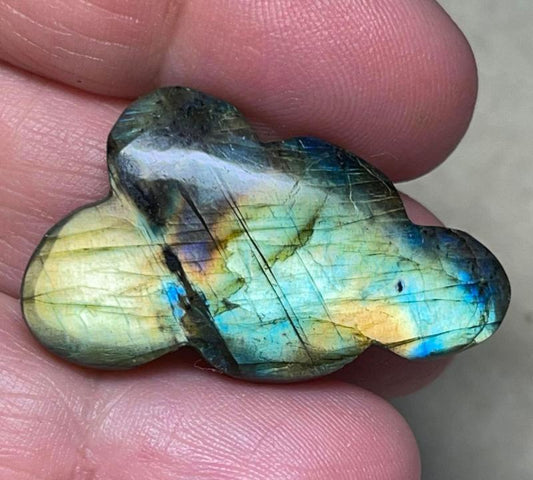 Cloud 21x36mm Labradorite Cabochon 21