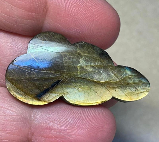 Cloud 21x41mm Labradorite Cabochon 22