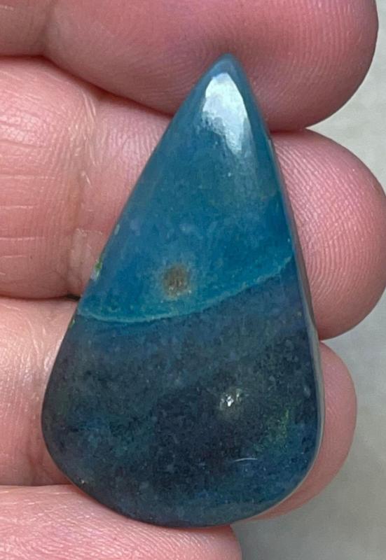 Teardrop 35x21mm Trolleite Cabochon 13