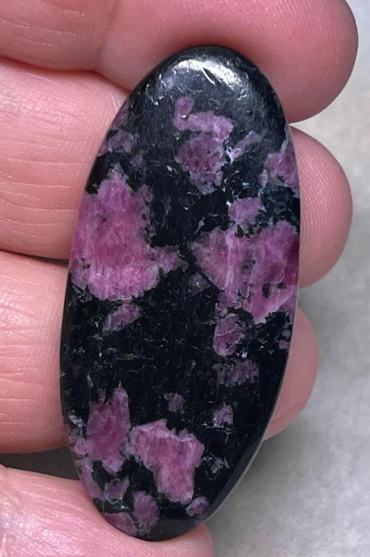 Oval 47x21mm Ruby Tourmaline Cabochon 23