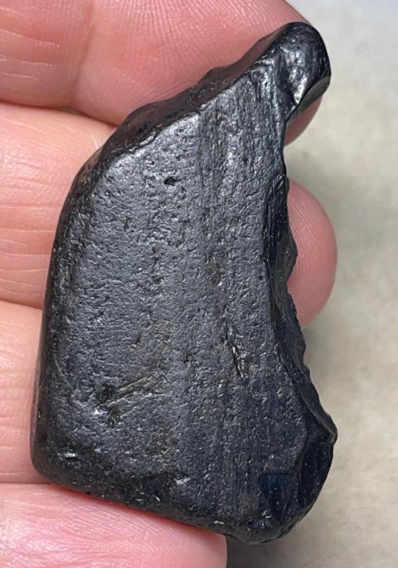 Freeform 48x28mm Raw Whitby Jet Specimen 01