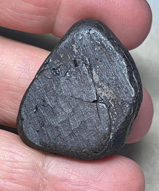 Freeform 33x25mm Raw Whitby Jet Specimen 13