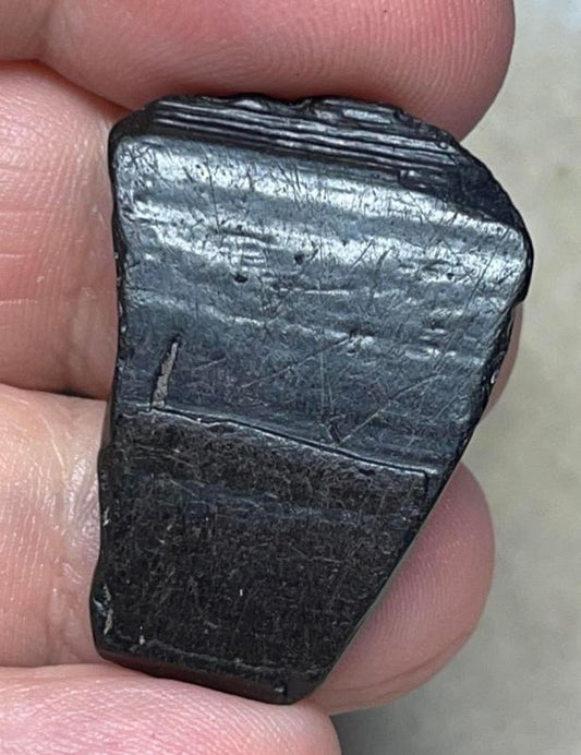 Freeform 31x22mm Raw Whitby Jet Specimen 18