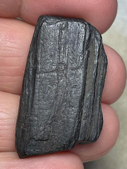 Freeform 35x20mm Raw Whitby Jet Specimen 25