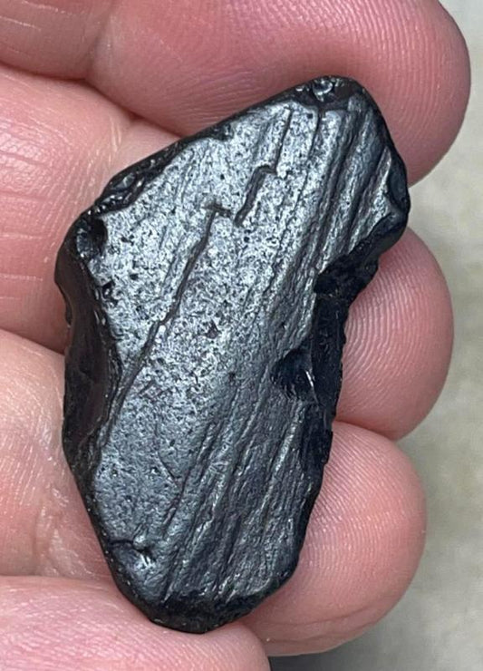 Freeform 36x19mm Raw Whitby Jet Specimen 29