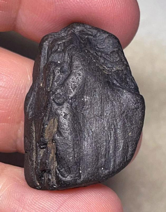 Freeform 32x22mm Raw Whitby Jet Specimen 32