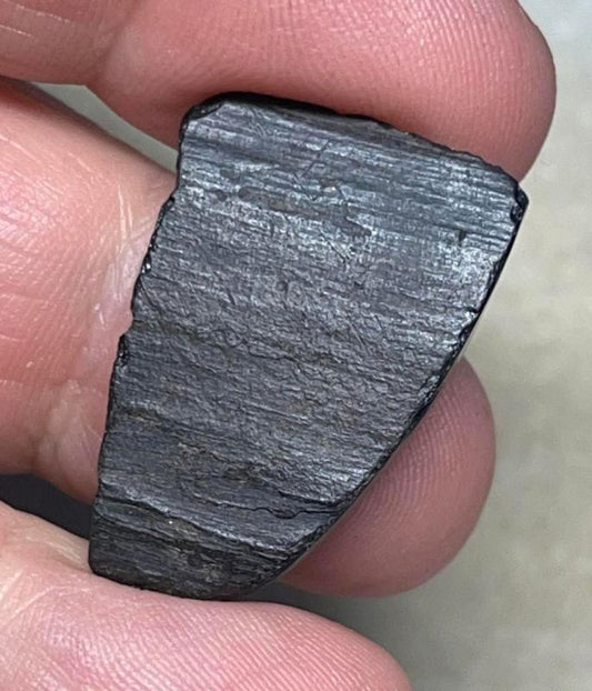 Freeform 29x18mm Raw Whitby Jet Specimen 37