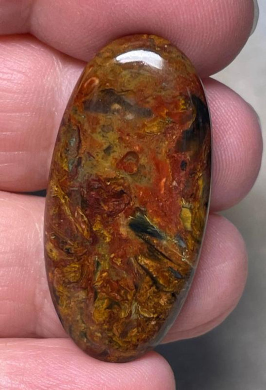 Oval 37x18mm Pietersite Cabochon 57