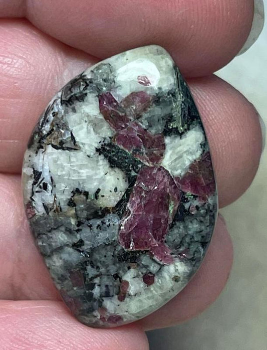 Freeform 31x22mm Eudialyte Cabochon 27