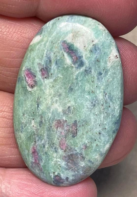 Oval 40x24mm Ruby Fuchsite Cabochon 31