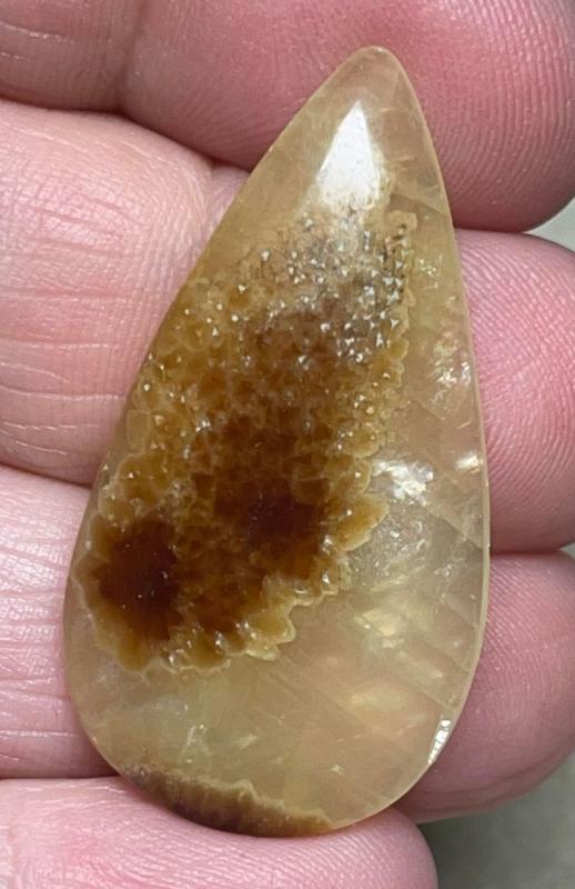 Teardrop 38x20mm Septarian Cabochon 13