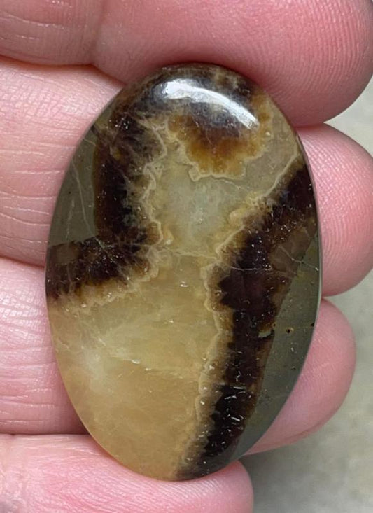 Oval 36x23mm Septarian Cabochon 14