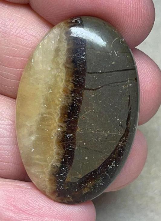 Oval 37x24mm Septarian Cabochon 15