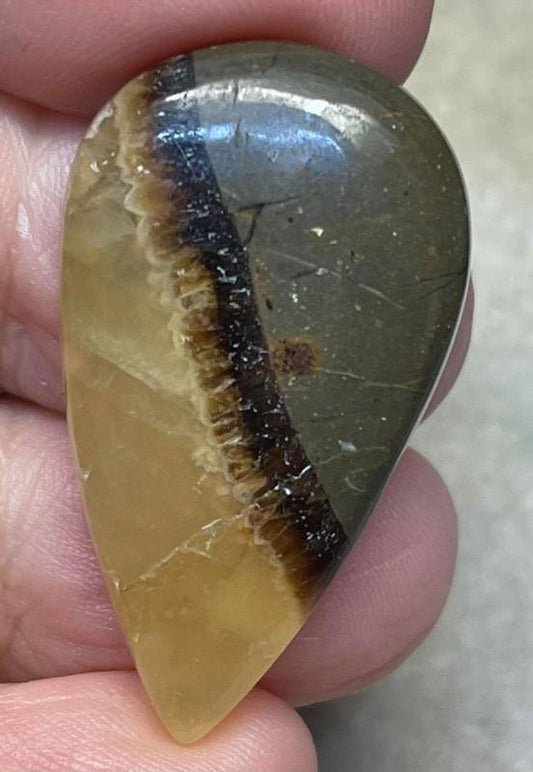 Teardrop 35x20mm Septarian Cabochon 21