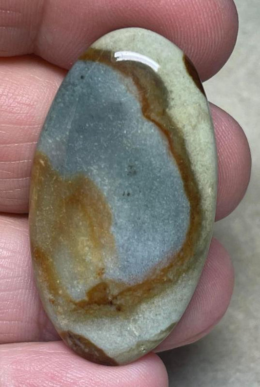 Oval 40x22mm Polychrome Jasper Cabochon 23