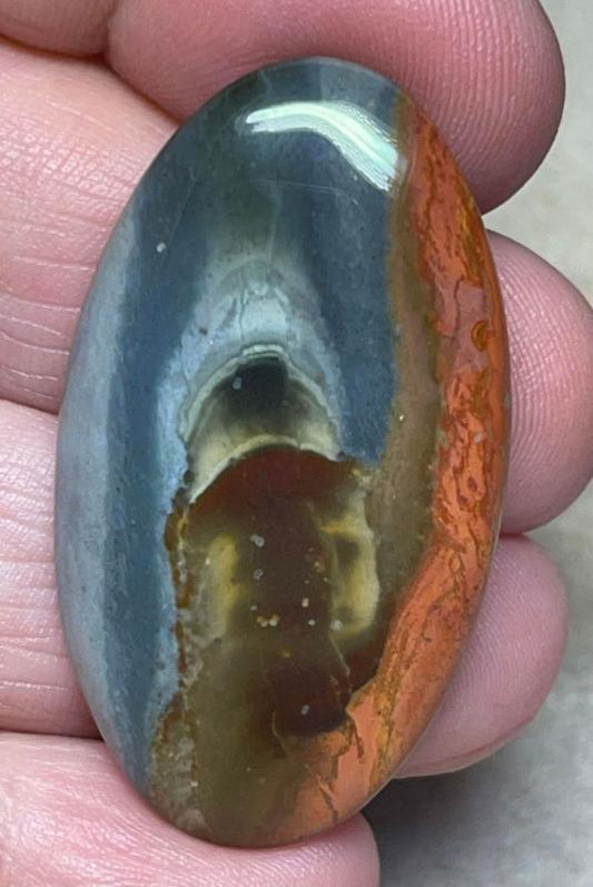 Oval 42x23mm Polychrome Jasper Cabochon 31
