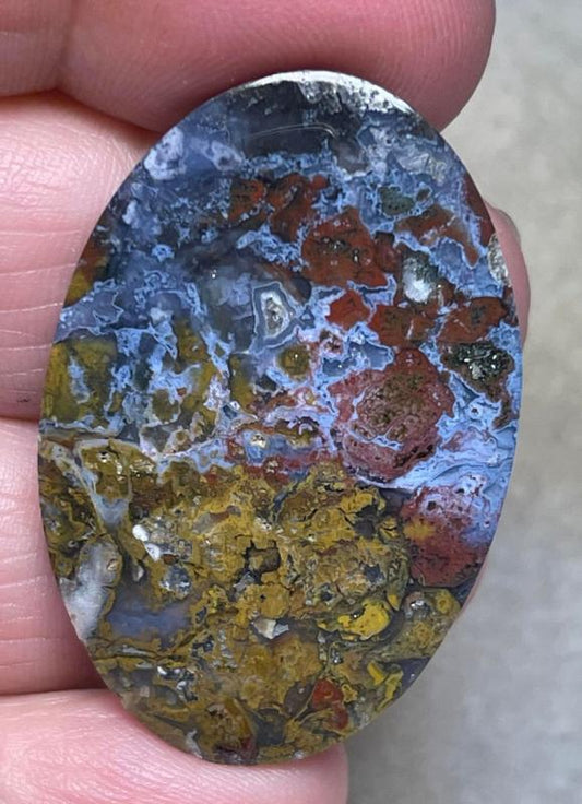 Oval 40x26mm Indonesian Jasper Cabochon 02