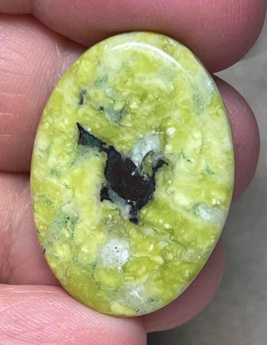 Oval 31x22mm Lizardite Cabochon 05