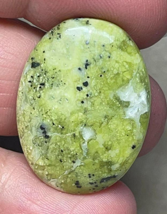 Oval 29x22mm Lizardite Cabochon 10