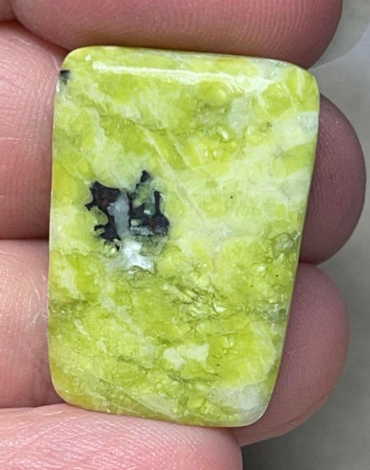 Freeform 28x20mm Lizardite Cabochon 12