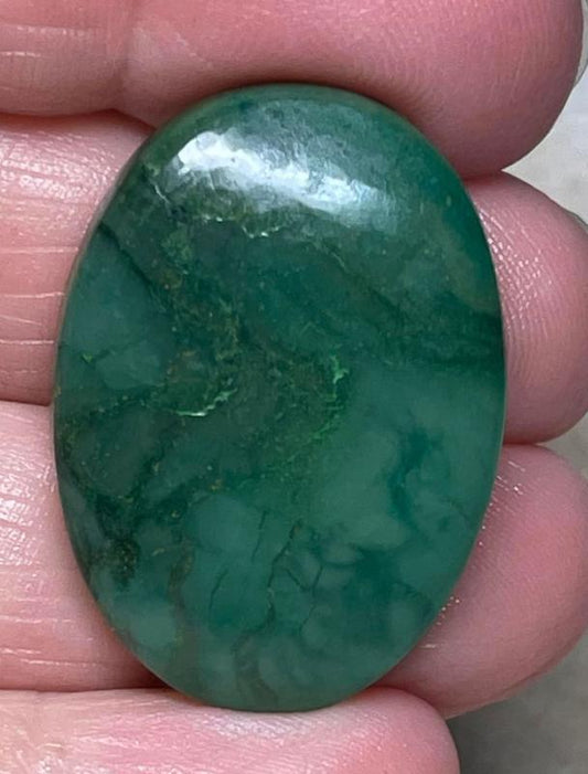 Oval 32x23mm Paradise Jade Cabochon 04