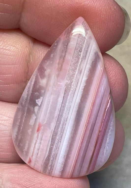 Teardrop 38x24mm Botswana Agate Cabochon 03