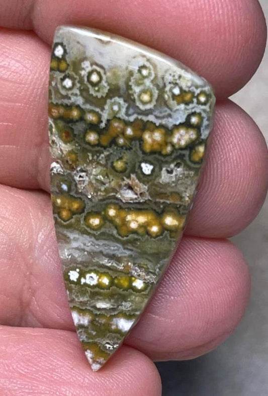 Freeform 35x17mm Ocean Jasper Cabochon 50