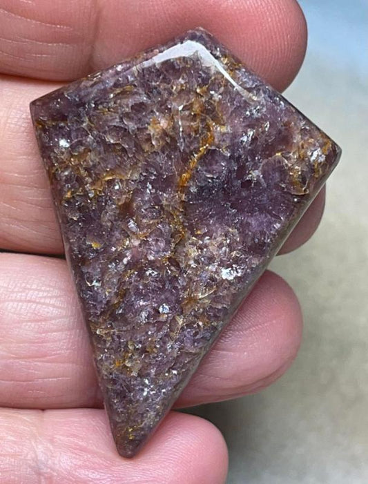 Freeform 48x33mm Lepidolite Cabochon 20