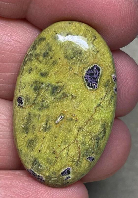 Oval 35x21mm Atlantasite Cabochon 32