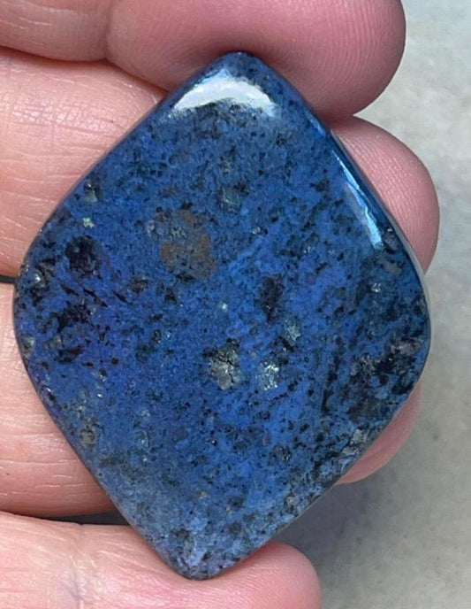 Freeform 45x35mm Dumortierite Cabochon 21