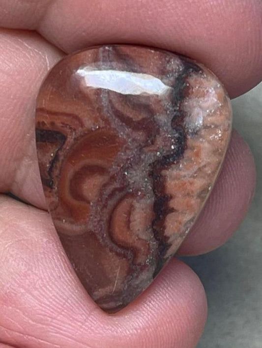 Teardrop 27x19mm Dryhead Agate Cabochon 10